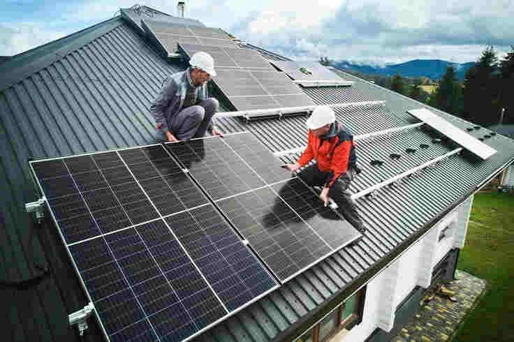 Commercial Solar Panel Installation by TheSolarwala